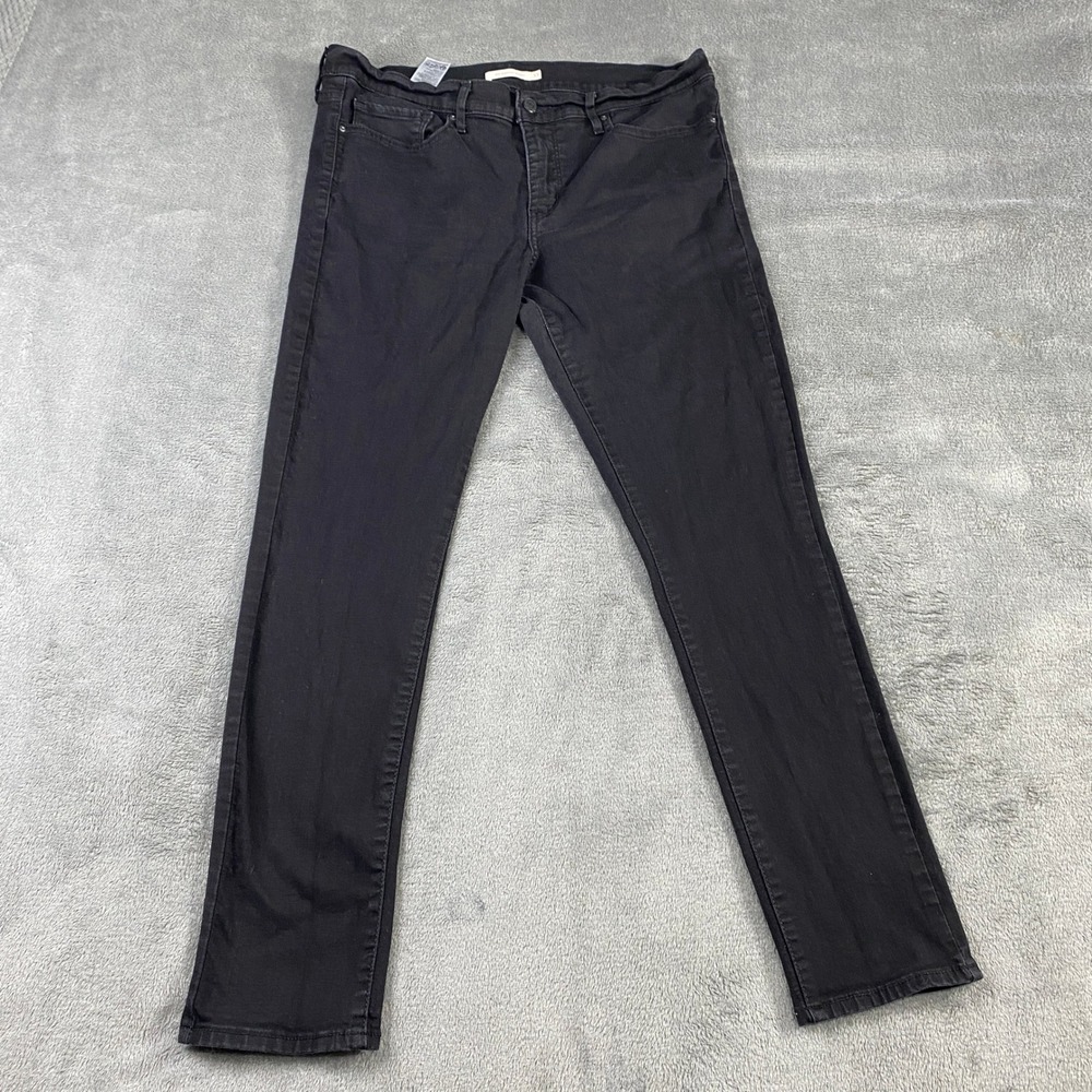 Levi Strauss 311 Shaping Skinny Jeans Black Womens‎ Size 33x30